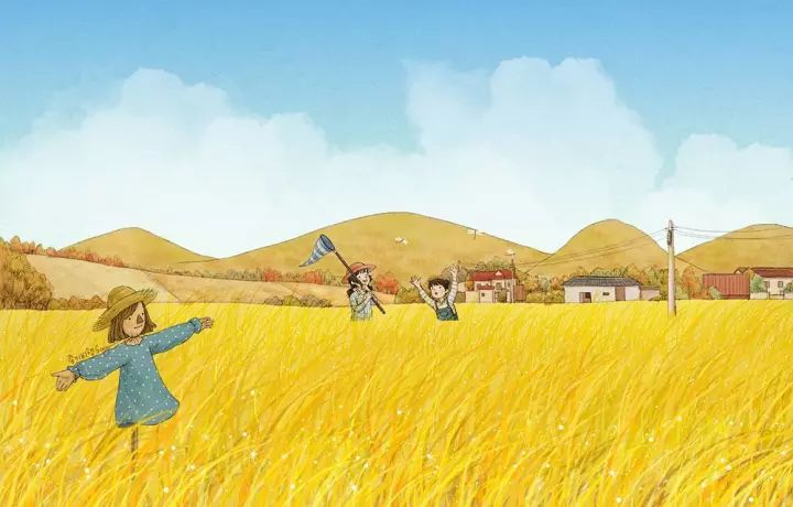 韩国有位插画师用他的画笔，描绘了两个孩子无忧无虑的童年