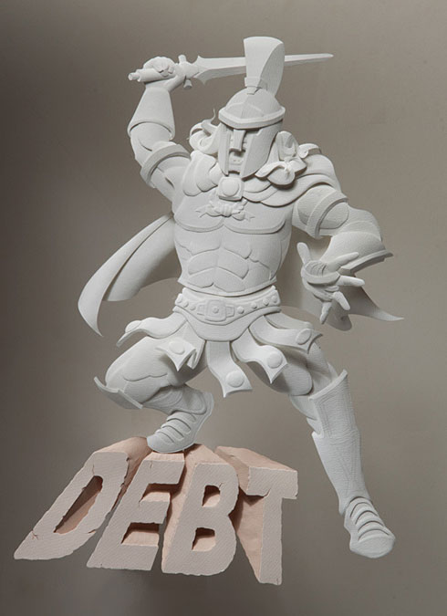 用手术刀做的纸雕作品，纤毫毕现栩栩动人